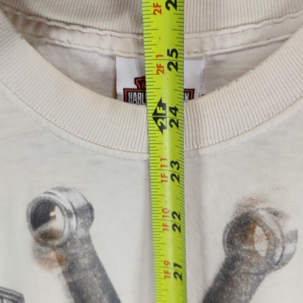 Harley Davidson M Shirt White 2004 Stroke It Talladega Test Facility Lincoln AL - Picture 10 of 11